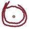 TheBeadChest 10mm Natural Round Wood Beads, Wooden Beads Loose Wood Spacer Beads for DIY Jewelry Making, 4 Sizes (8mm, 10mm, 12mm, 20mm) - Red